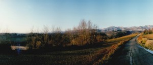 tramonto sulle colline di Vicchio