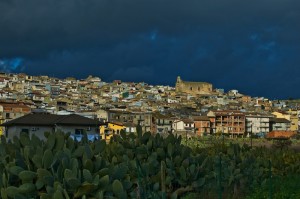 Minacciose nubi su San Cono