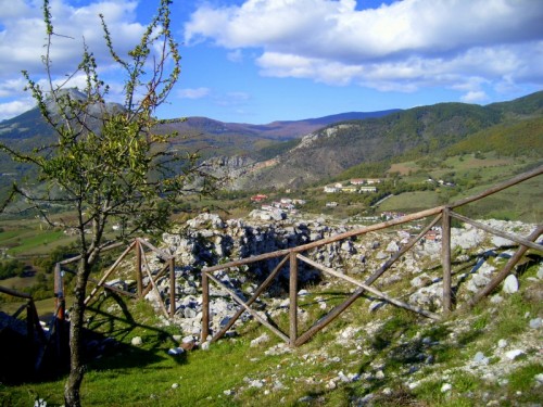 Viggiano - Panorama dal rudere del castello Viggiano - Panorama dal rudere del castello