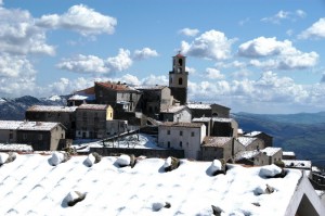 the snow ‘ncopp ‘o paese