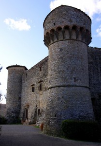 Una torre del Castello di Meleto