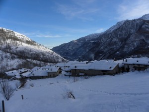 Pomeriggio invernale ad Usseaux