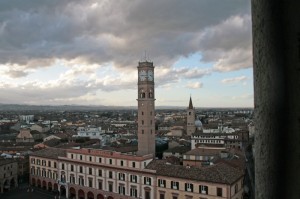 Tetti della città dal campanile