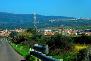 …in vista del paese…