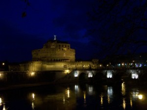 Castel S.Angelo prima dell’alba(digitale)