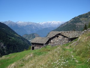 Panorama sulle Alpi Retiche