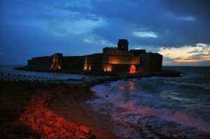 tramonto in solitudine de le castella
