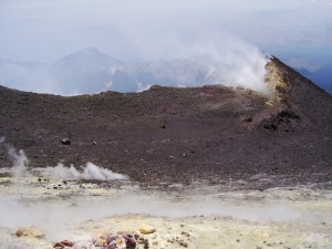 Il cratere centrale dell’Etna