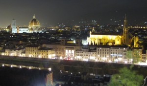 Santa Croce e Duomo in notturna