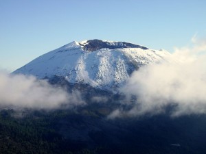 Vesuvio…il cratere innevato…