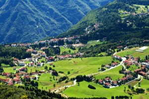 Il paese visto dal monte Spitz
