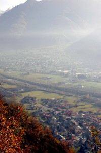 Campovico e sullo sfondo Talamona