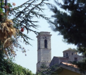 La Torre Campanaria prima del terremoto del Aprile 2009