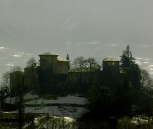 Il castello da nord