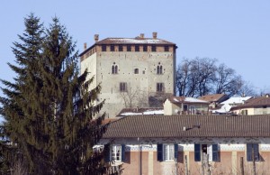Primo piano del castello di Castelletto d’Orba.