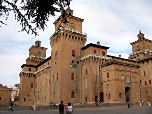 Ferrara - Castello Estense visto da dietro