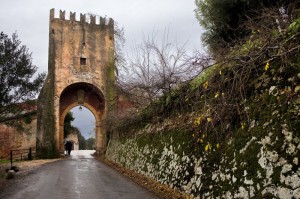 Porta e cinta muraria di Fossanova