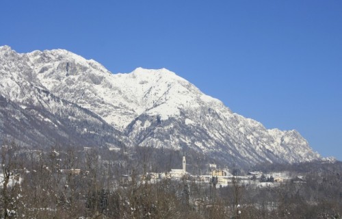 San Gregorio nelle Alpi - Cartolina invernale