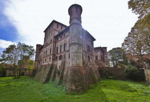 Piovera - "controluce del castello di Piovera"