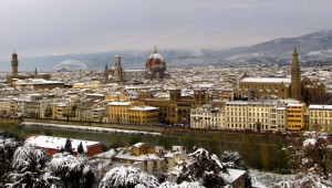 Trittico fiorentino innevato