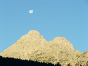 Alba sulla montagna da Sesto