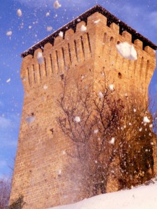 Sarzano di Casina…neve al castello