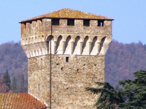 La torre del castello di Subbiano