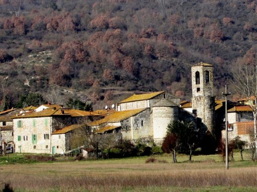 Castel Focognano - il centro di Pieve a Socana