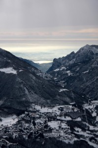 Panorama visto dall’altapiano