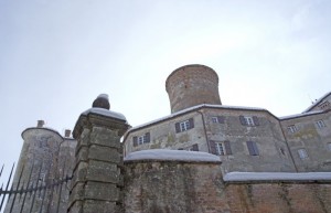Il castello di Rocca Grimalda, lato Nord.