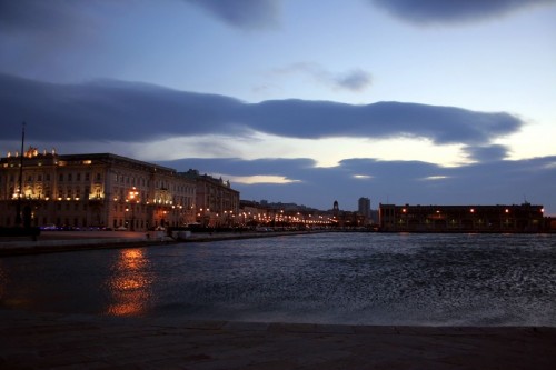 Trieste - Rive Triestine al tramonto