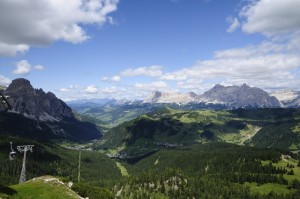 Panorama della Val Badia.