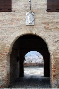 La porta d’uscita dal Borgo di Montefabbri