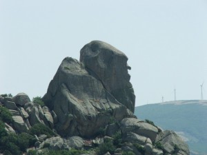 Profilo roccioso bizzarro