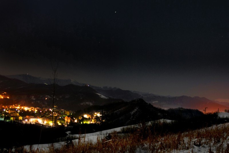 ''Panorama Arquata notte'' - Arquata Scrivia
