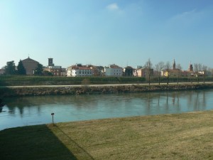 Vista dall’argine