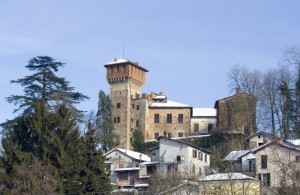 Il castello di Carpeneto, vista d’insieme.