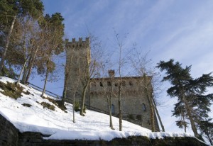 Il castello di Trisobbio e il parco.