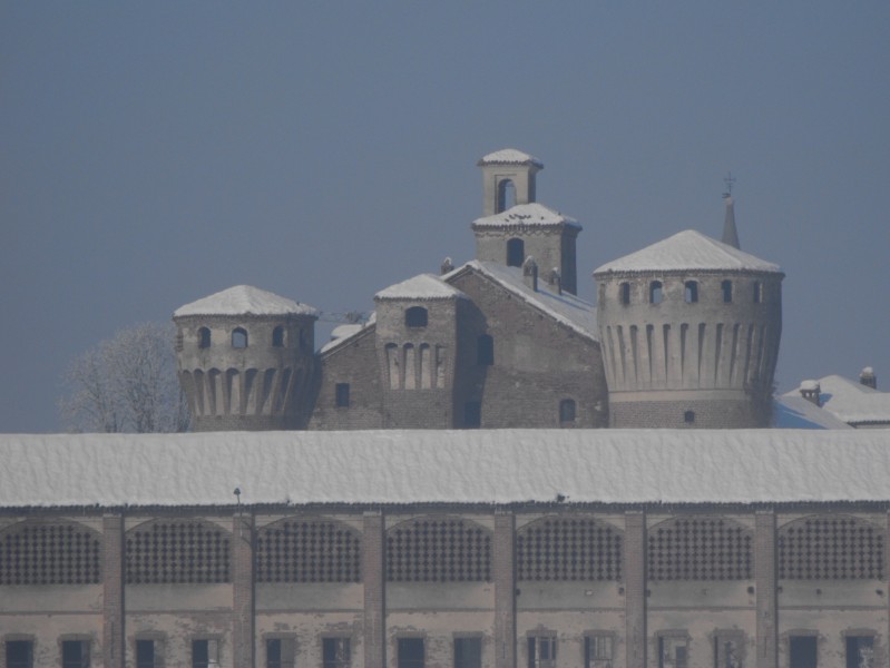 ''Castello di Valeggio dopo la nevicata'' - Valeggio