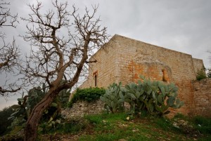 arriva l’inverno anche sul Castello di Balsignano a Modugno