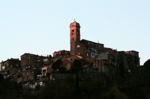 Il campanile…ed il sole della sera..