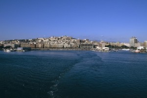 Cagliari dal mare