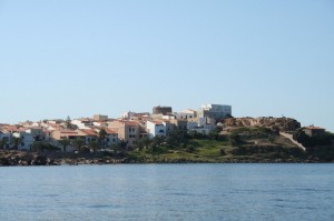 Veduta di Calasetta dal mare