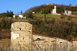 I resti della torre e del castello di Cormons