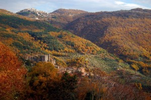 Paesaggio con il castello di Arsoli