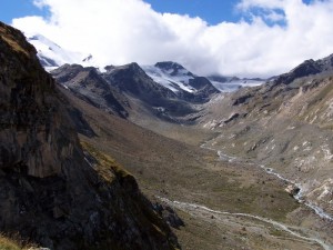 I ghiacciai si riparano dal sole di fine estate