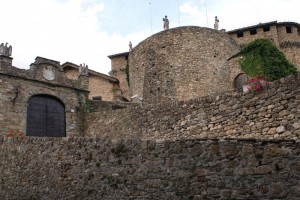Castello di Compiano: un ingresso particolare