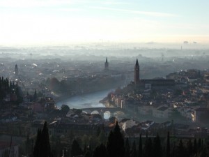 Verona mattino invernale