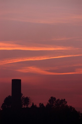 Montaldo Roero - Torre al tramonto 