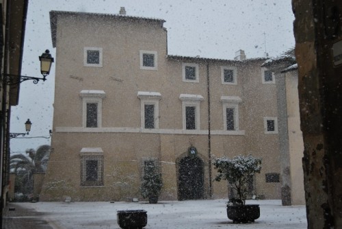 Riano - finalmente oggi la neve a roma
